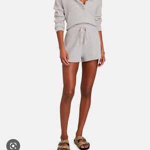 INTERMIX Minnie Knit Wool-Cashmere Shorts